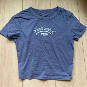 Cotton On Graphic Baby Tee “Bootscootin’ Records”